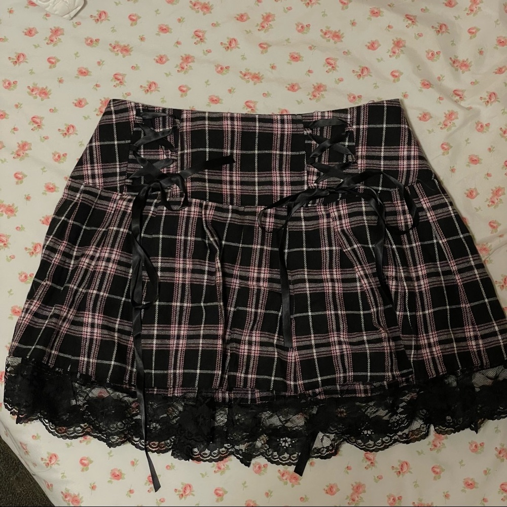 5/$25 plaid pleated tennis skirt